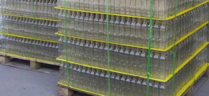 Hojas divisorias plásticas usadas por las industrias de las bebidas para el transporte de las botellas